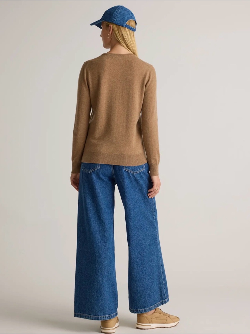Quince Camel Crewneck Sweater - Picture 2 of 6